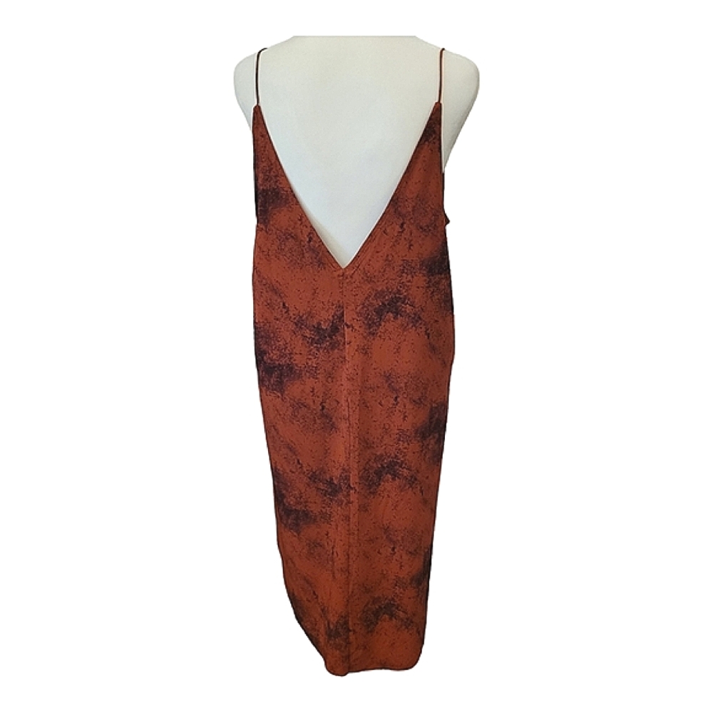Hurley Coastal Cami Rust Tie Dye Dress NEW Size Medium | Beach Cover Up Dress - Picture 3 of 16